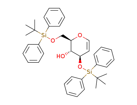 D-arabino-Hex-5-enitol,2,6-anhydro-5-deoxy-1,4-bis-O-[(1,1-dimethylethyl)diphenylsilyl]-