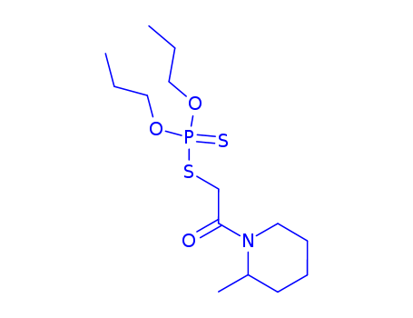 Phosphorodithioic acid,S-[2-(2-methyl-1-piperidinyl)-2-oxoethyl] O,O-dipropyl ester