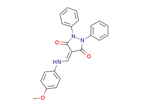 4-{[(4-methoxyphenyl)amino]methylidene}-1,2-diphenylpyrazolidine-3,5-dione