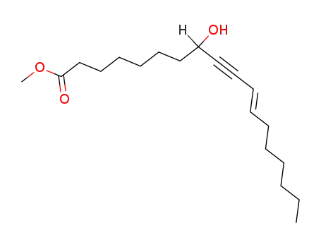8-hydroxy-trans-11-octadecen-9-ynoic acid methyl ester