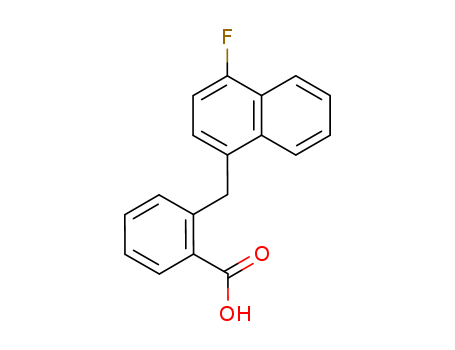 Benzoic acid,2-[(4-fluoro-1-naphthalenyl)methyl]- cas  2341-58-4