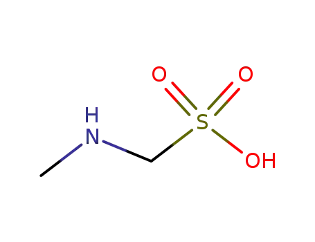 Molecular Structure of 23592-45-2 ((methylamino)methanesulfonic acid)