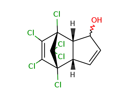 Molecular Structure of 24009-05-0 (CHLORDENE-1-HYDROXY)