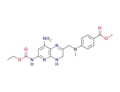 Methyl 4-[({8-amino-6-[(ethoxycarbonyl)amino]-3,4-dihydropyrido[2,3-b]pyrazin-2-yl}methyl)(methyl)amino]benzoate