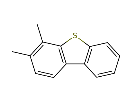 Molecular Structure of 23654-30-0 (3,4-dimethyldibenzo[b,d]thiophene)