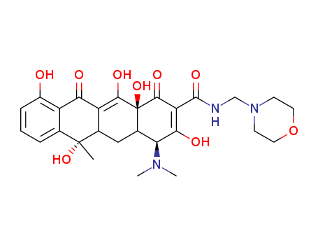 2-Naphthacenecarboxamide,4-(dimethylamino)-1,4,4a,5,5a,6,11,12a-octahydro-3,6,10,12,12a-pentahydroxy-6-methyl-N-(4-morpholinylmethyl)-1,11-dioxo-,(4S,4aS,5aS,6S,12aS)-