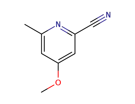 Molecular Structure of 235742-74-2 (2-Pyridinecarbonitrile,4-methoxy-6-methyl-(9CI))