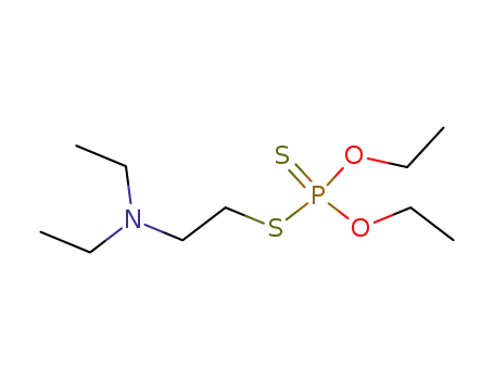 Molecular Structure of 23713-11-3 (S-[2-(diethylamino)ethyl] O,O-diethyl phosphorodithioate)