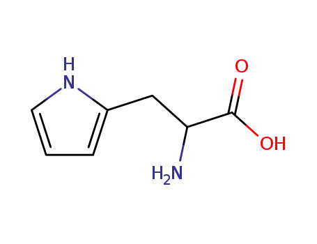 Molecular Structure of 698342-24-4 (1H-Pyrrole-2-propanoicacid,alpha-amino-,(alphaS)-(9CI))