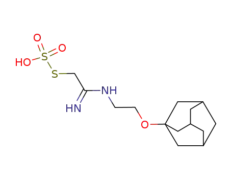 티오황산수소 S-[2-[2-[(아다만탄-1-일)옥시]에틸아미노]-2-이미노에틸]에스테르