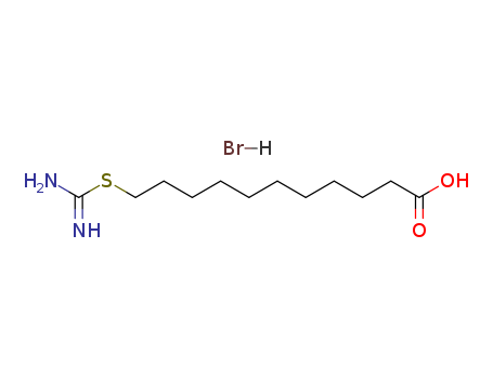 Undecanoic acid,11-[(aminoiminomethyl)thio]-, hydrobromide (1:1)