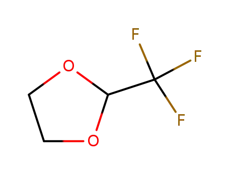 Molecular Structure of 2344-09-4 (2-(TRIFLUOROMETHYL)DIOXOLANE)