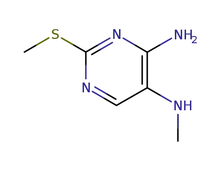 4-amino-5-methylamino-2-methylthiopyrimidine