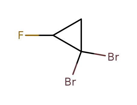 Molecular Structure of 24071-55-4 (1,1-Dibromo-2-fluorocyclopropane)