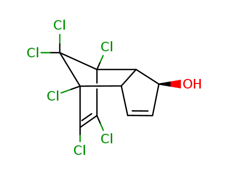 Molecular Structure of 2597-11-7 (1-HYDROXYCHLORDENE)