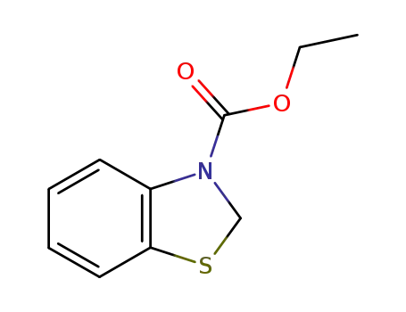 Molecular Structure of 30831-94-8 (2,3-Dihydro-3-benzothiazolecarboxylic acid ethyl ester)