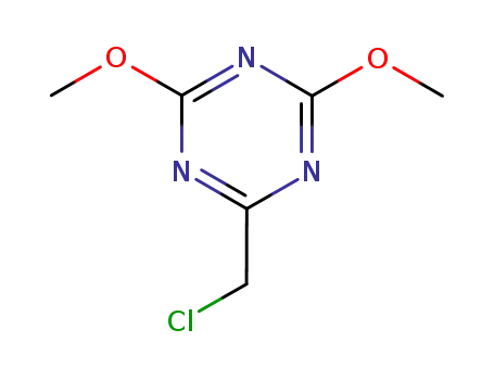 Molecular Structure of 30863-39-9 (2-(chloromethyl)-4,6-dimethoxy-1,3,5-triazine)