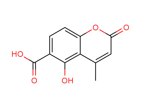 5-hydroxy-4-methyl-2-oxo-2<i>H</i>-chromene-6-carboxylic acid