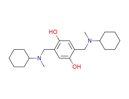 2,5-Bis{[cyclohexyl(methyl)amino]methyl}benzene-1,4-diol