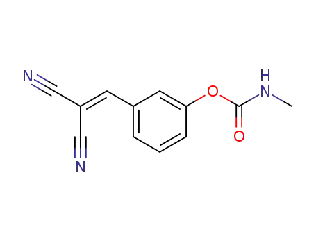 Molecular Structure of 30721-54-1 (3-(2,2-dicyanoethenyl)phenyl methylcarbamate)