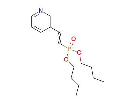 2-(3-Pyridyl)vinylphosphonic acid dibutyl ester