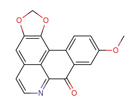 8H-Benzo[g]-1,3-benzodioxolo[6,5,4-de]quinolin-8-one,10-methoxy- cas  23740-25-2