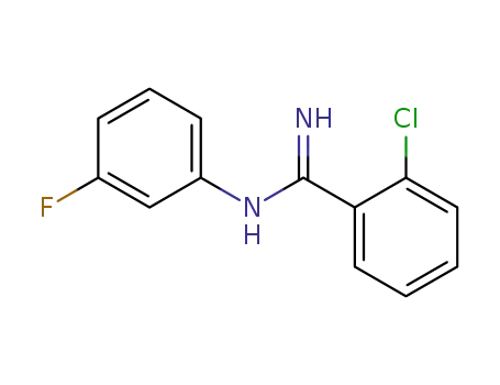 Molecular Structure of 23564-72-9 (o-Chloro-N-(m-fluorophenyl)benzamidine)