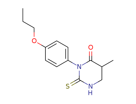 4(1H)-Pyrimidinone,tetrahydro-5-methyl-3-(4-propoxyphenyl)-2-thioxo- cas  30695-40-0