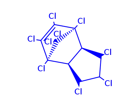 Molecular Structure of 142507-25-3 (1,2,3,4,5,6,7,8,8-Nonachlor-4,7-endo-methylen-1,2,3a,4,7,7a-hexahydro-inden)