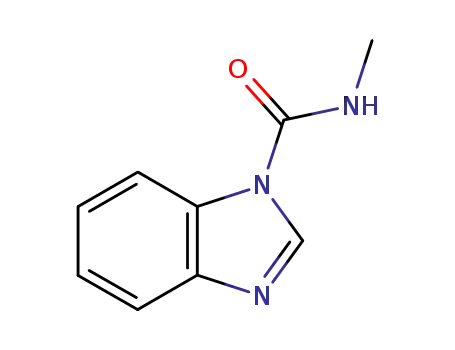 Molecular Structure of 23475-48-1 (1H-Benzimidazole-1-carboxamide,N-methyl-(9CI))