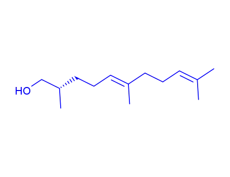 Molecular Structure of 24048-14-4 (2,6,10-TRIMETHYL-5,9-UNDECADIEN-1-OL)