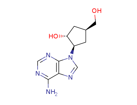 Cyclopentanemethanol,3-(6-amino-9H-purin-9-yl)-4-hydroxy-, (1R,3S,4S)-rel- cas  23722-97-6