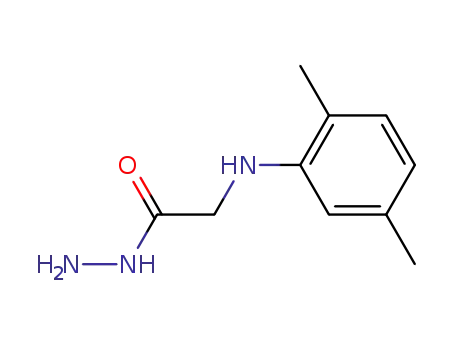 Molecular Structure of 2370-47-0 (2-[(2,5-dimethylphenyl)amino]acetohydrazide (non-preferred name))