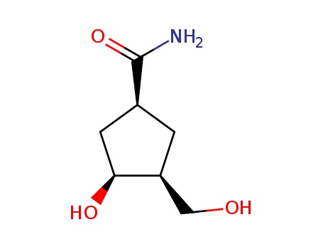 Cyclopentanecarboxamide, 3-hydroxy-4-(hydroxymethyl)-, (1alpha,3alpha,4alpha)- (9CI)