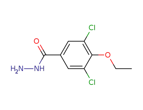 Molecular Structure of 23964-31-0 (3,5-dichloro-4-ethoxybenzohydrazide)