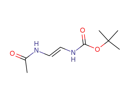 Molecular Structure of 240143-59-3 (Carbamic acid, [(1E)-2-(acetylamino)ethenyl]-, 1,1-dimethylethyl ester (9CI))