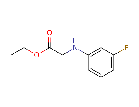 Glycine,N-(3-fluoro-o-tolyl)-, ethyl ester (8CI)
