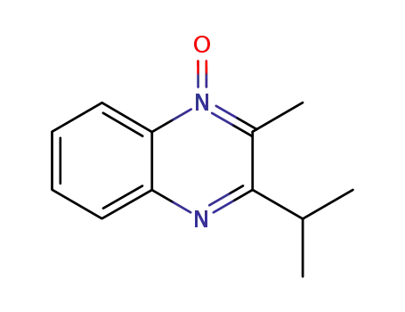 Molecular Structure of 33870-70-1 (2-isopropyl-3-methyl-quinoxaline 4-oxide)