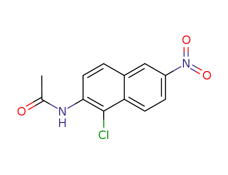 <i>N</i>-(1-chloro-6-nitro-[2]naphthyl)-acetamide
