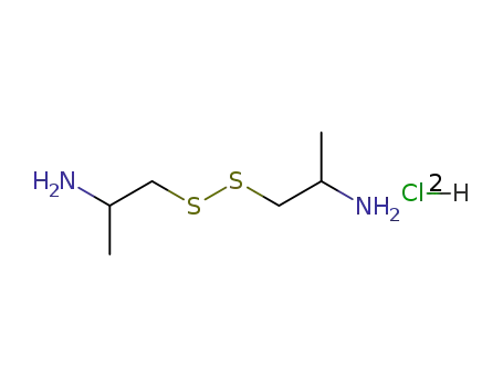 Molecular Structure of 2453-35-2 (2-Propanamine,1,1'-dithiobis-, dihydrochloride (9CI))