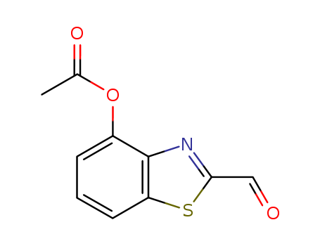 2-BENZO[D]THIAZOLECARBOXALDEHYDE,4-HYDROXY-,ACETATE ( ESTER)