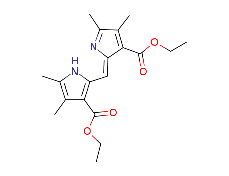 1H-Pyrrole-3-carboxylicacid,2-[[3-(ethoxycarbonyl)-4,5-dimethyl-2H-pyrrol-2-ylidene]methyl]-4,5-dimethyl-,ethyl ester cas  2407-72-9