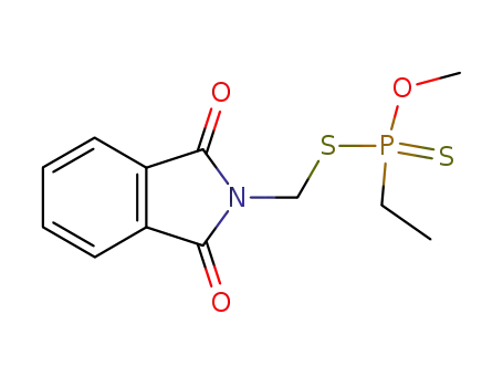 Molecular Structure of 24017-20-7 (Ethylphosphonodithioic acid O-methyl S-[(1,3-dihydro-1,3-dioxo-2H-isoindol-2-yl)methyl] ester)