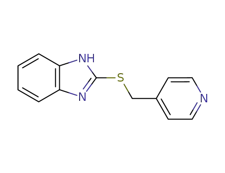Molecular Structure of 23593-14-8 (2-[(pyridin-4-ylmethyl)sulfanyl]-1H-benzimidazole)