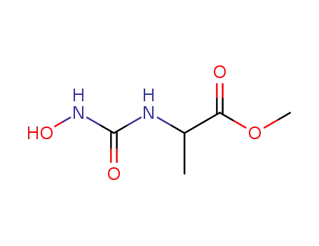 Molecular Structure of 30988-16-0 (Alanine, N-(hydroxycarbamoyl)-, methyl ester (8CI))