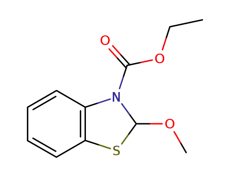 2-Methoxy-3-benzothiazolinecarboxylic acid ethyl ester