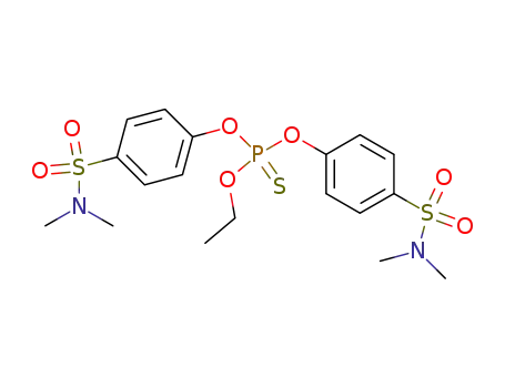 Phosphorothioic acid O-에틸 O,O-비스[p-(N,N-디메틸설파모일)페닐] 에스테르