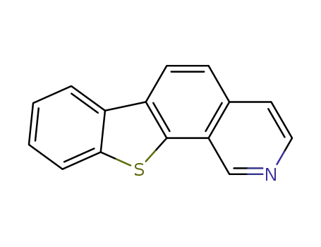 Molecular Structure of 23985-83-3 ([1]benzothieno[3,2-h]isoquinoline)