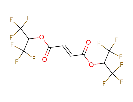 Molecular Structure of 24120-21-6 (Bis(hexafluoroisopropyl) fumarate)