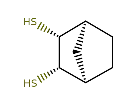 Molecular Structure of 23657-28-5 (Bicyclo[2.2.1]heptane-2,3-dithiol, (exo,exo)- (9CI))